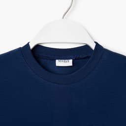 Лонгслив детский MINAKU: Basic line, тёмно-синий, рост 110 см