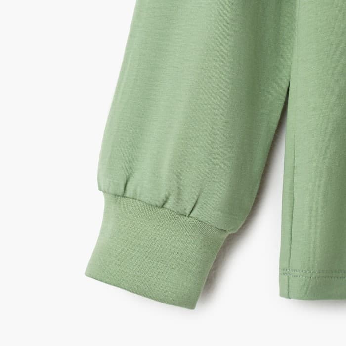 Лонгслив детский MINAKU Basic line, оливковый, рост 98 см