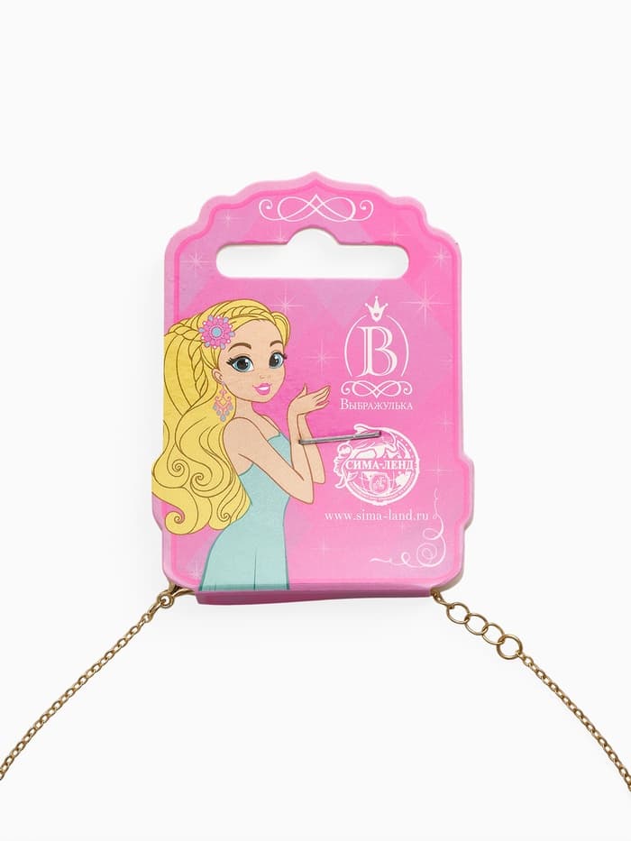 Кулон детский Выбражулька«Единорог», 40 см, цветной в золоте