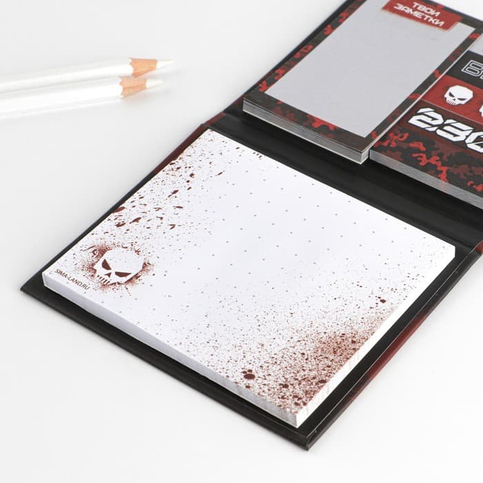 Стикеры для заметок «23 февраля», с липким краем, 40 листов, 7 шт.