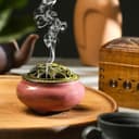 Курильница для благовоний, подставка для конусов TAKE IT EASY «Чароит», 9.5×7 см, керамика, сиреневая