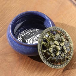 Курильница для благовоний, подставка для конусов TAKE IT EASY «Авантюрин», 9.5×7 см, МИКС