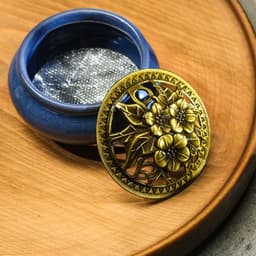 Курильница для благовоний, подставка для конусов TAKE IT EASY «Авантюрин», 9.5×7 см, МИКС