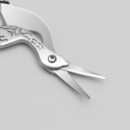 Ножницы маникюрные «Цапельки», для шёлка, 9 см