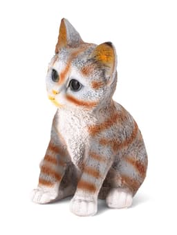 Садовая фигура из полистоуна «Полосатый Котёнок», 20×14×12 см