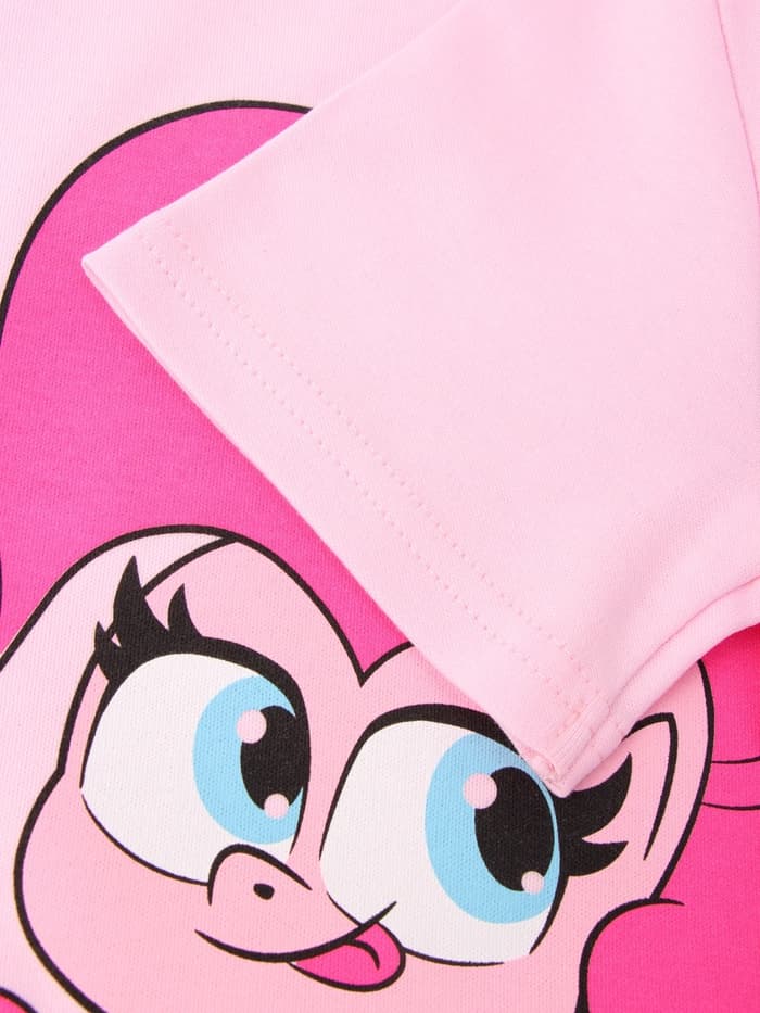 Пижама для девочки (лонгслив и брюки) KAFTAN «Милая пони», розовая, размер 30 (98-104 см)