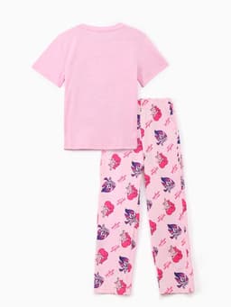 Пижама для девочки (футболка, брюки) KAFTAN «Милая пони», розовая, размер 30 (98-104 см)