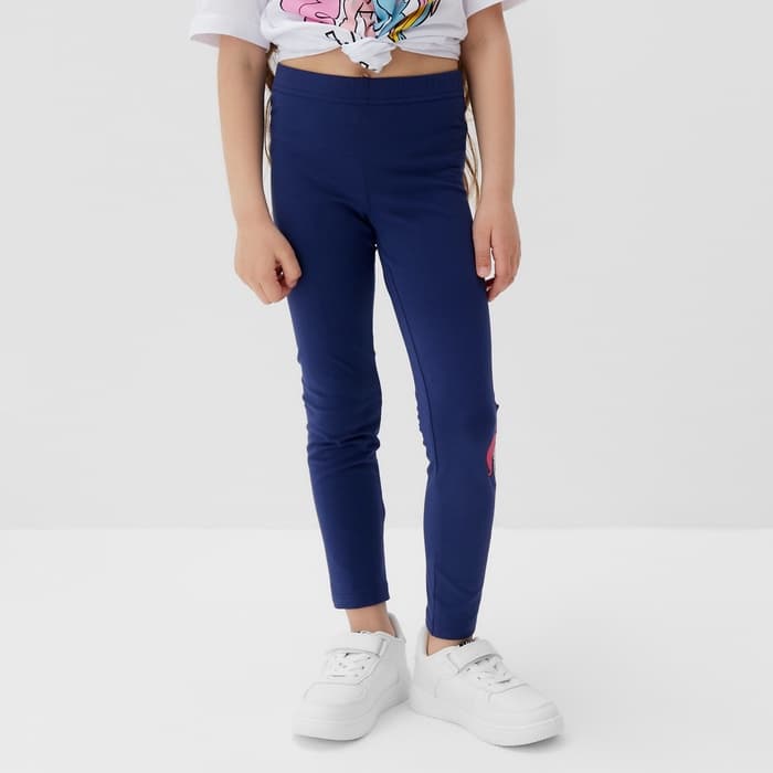 Легинсы для девочки KAFTAN «Пони», синие, размер 34 (122-128 см)