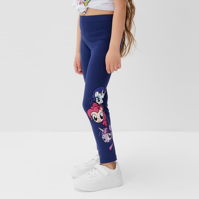 Легинсы для девочки KAFTAN «Пони», синие, размер 34 (122-128 см)