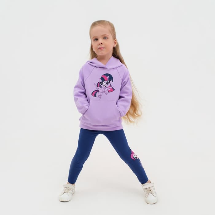 Легинсы для девочки KAFTAN «Пони», синие, размер 34 (122-128 см)