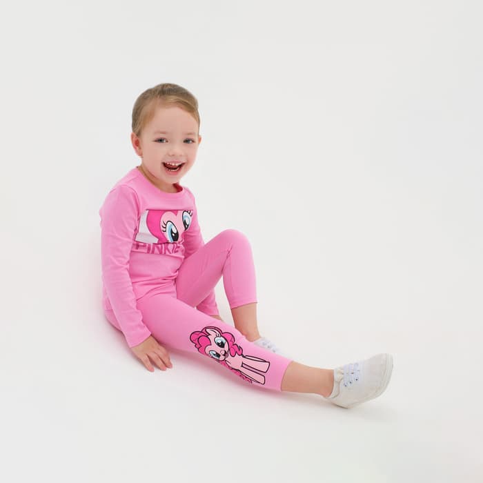 Легинсы для девочек KAFTAN «Пони», розовые, размер 28 (86-92 см)