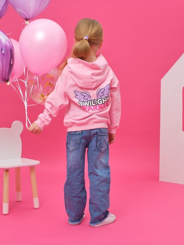 Худи для девочки KAFTAN «Пони», розовое, рост 86-92 см