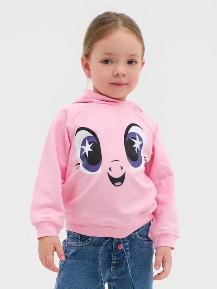 Худи для девочки KAFTAN «Пони», розовое, рост 98-104 см
