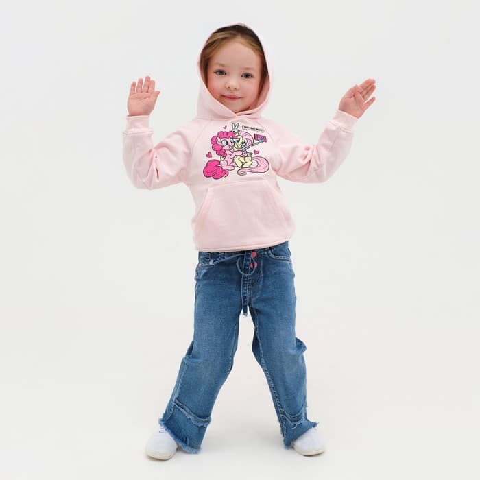 Худи для девочки KAFTAN: Friends, розовое, рост 86-92 см