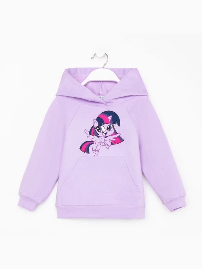 Худи для девочки KAFTAN «Пони», фиолетовое, рост 86-92 см