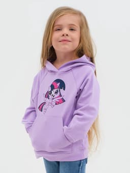 Худи для девочки KAFTAN «Пони», фиолетовое, рост 86-92 см