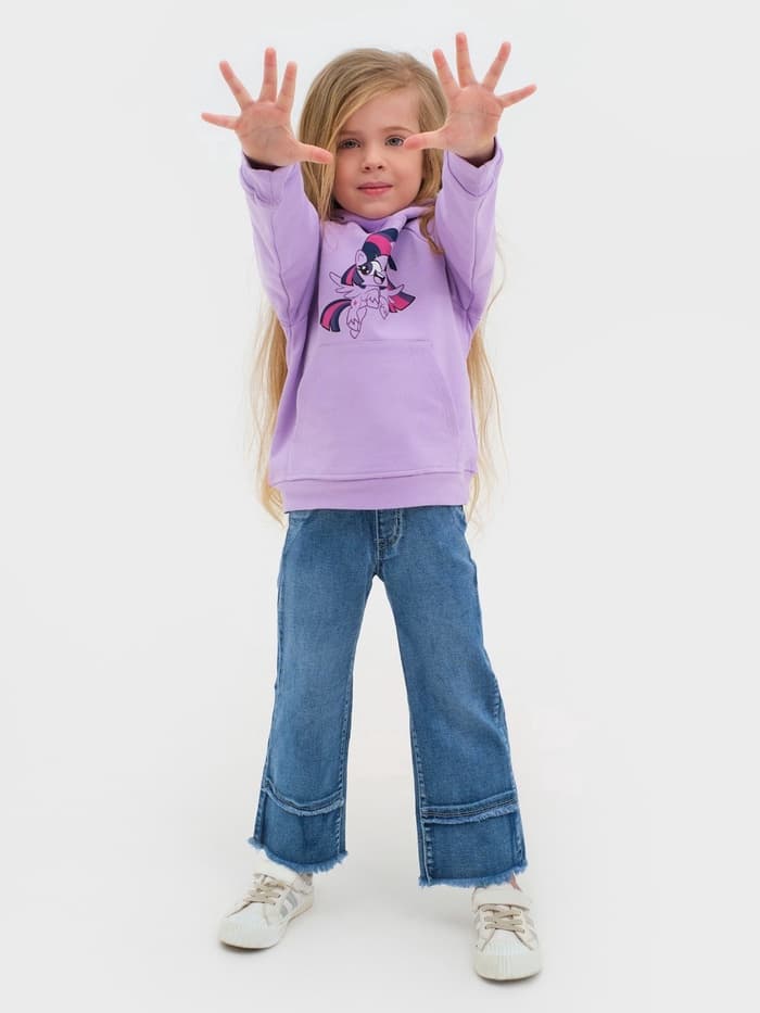 Худи для девочки KAFTAN «Пони», фиолетовое, рост 86-92 см