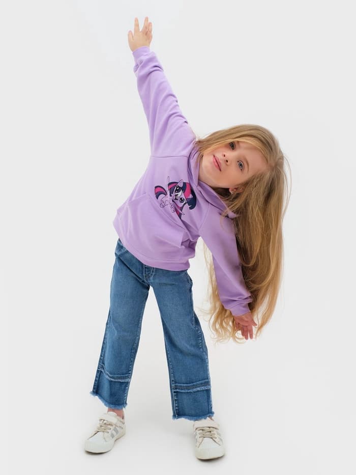 Худи для девочки KAFTAN «Пони», фиолетовое, рост 98-104 см