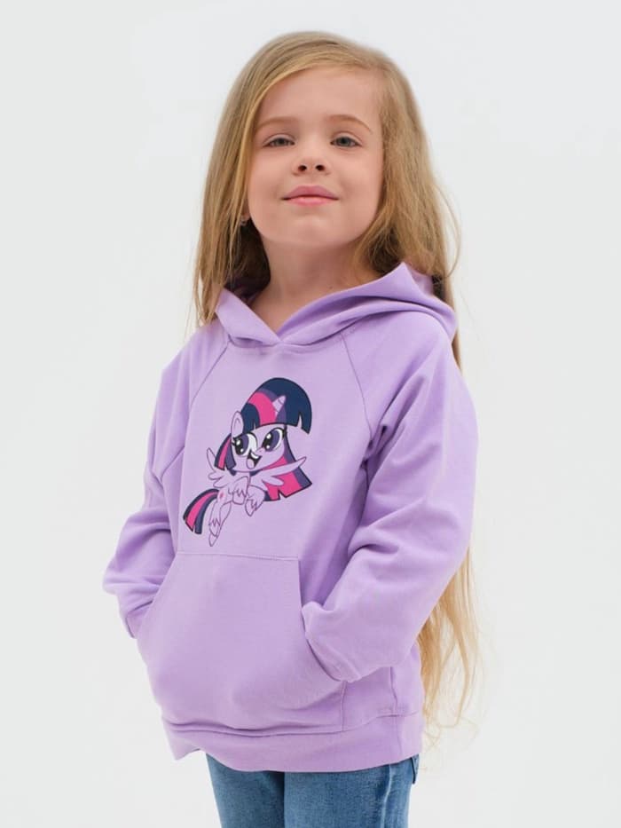Худи для девочки KAFTAN «Пони», фиолетовое, рост 110-116 см
