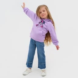 Худи для девочки KAFTAN «Пони», фиолетовое, рост 110-116 см