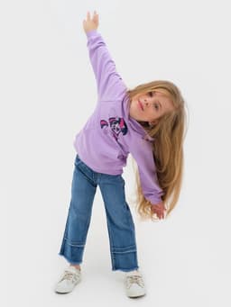 Худи для девочки KAFTAN «Пони», фиолетовое, рост 110-116 см