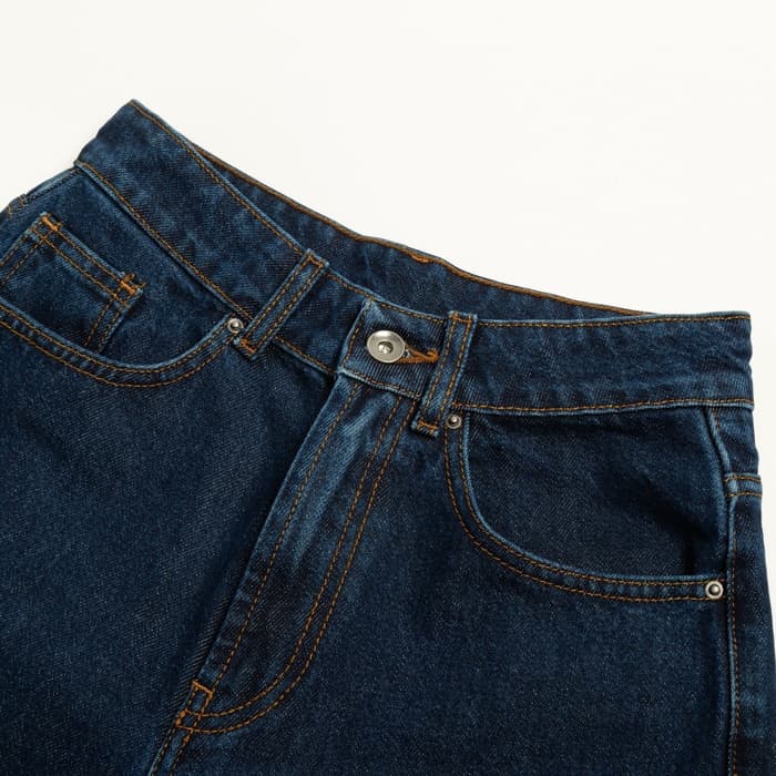 Джинсы женские мом MINAKU: Jeans Collection, размер 48, синие