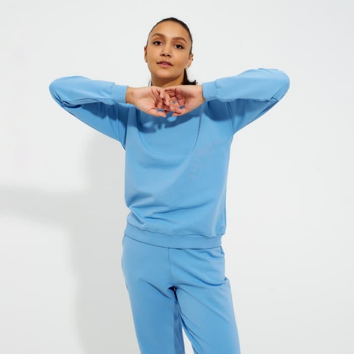 Костюм женский (свитшот, брюки) MINAKU: Casual Collection, размер 42, голубой
