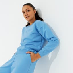 Костюм женский (свитшот, брюки) MINAKU: Casual Collection, размер 42, голубой