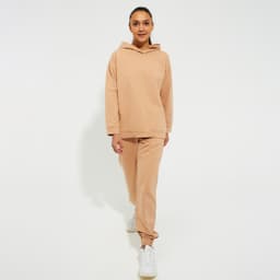 Костюм женский (худи, брюки) MINAKU: Casual Collection, размер 42, бежевый