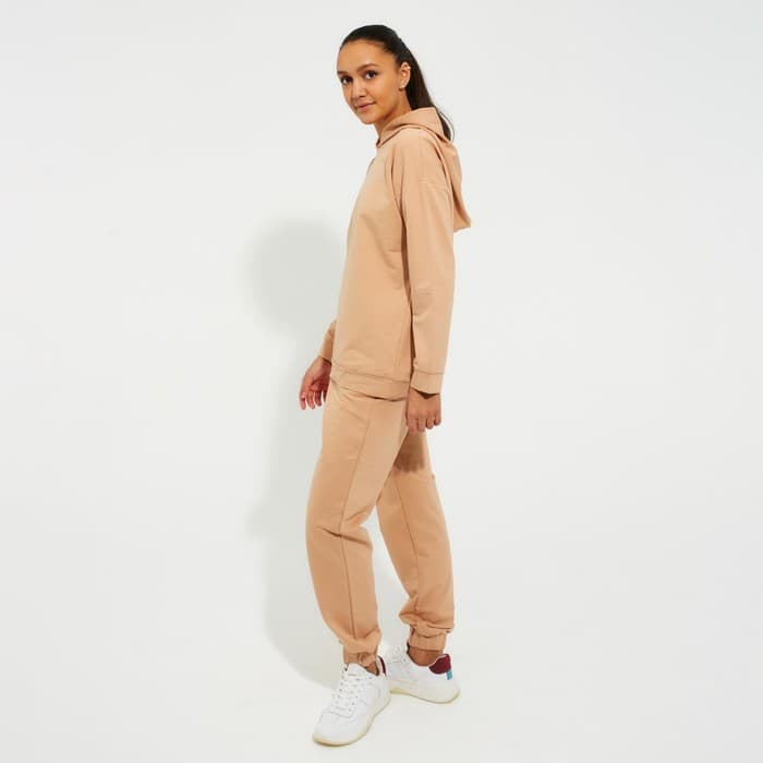 Костюм женский (худи, брюки) MINAKU: Casual Collection, размер 42, бежевый