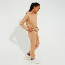Костюм женский (худи, брюки) MINAKU: Casual Collection, размер 42, бежевый
