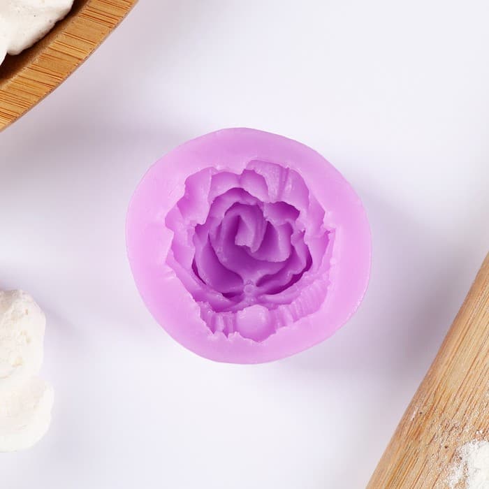 Молд для заливки «Роза», силикон, 4.5×2 см, МИКС
