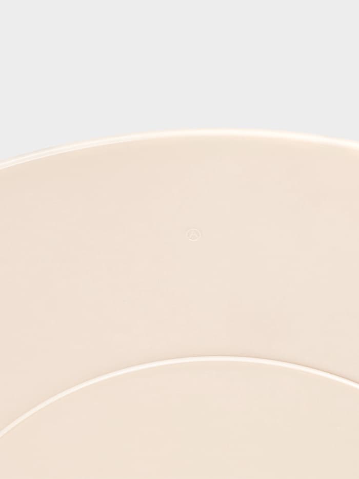 Таз хозяйственный круглый «Русская банька», 20 л, пластик, бежевый