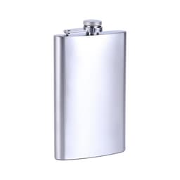 Подарочный набор 5 в 1, фляжка 300 мл, рюмки 30 мл, воронка 2.5×3.5 см, карты 54 шт., металл, пластик