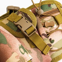 Сумка поясная Adventure, с доп карманами, камуфляж