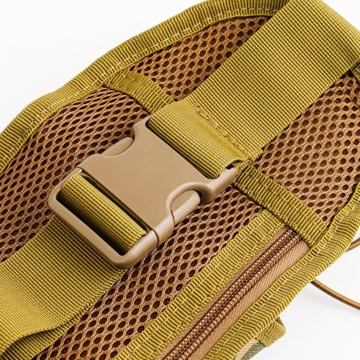 Сумка поясная Adventure, с доп карманами, камуфляж