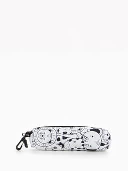 Рюкзак школьный, с пеналом, 30×14×42 см, белый