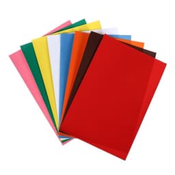 Набор бумаги бархатной А4, 8 листов, 8 цветов, плотность 110 г/м²