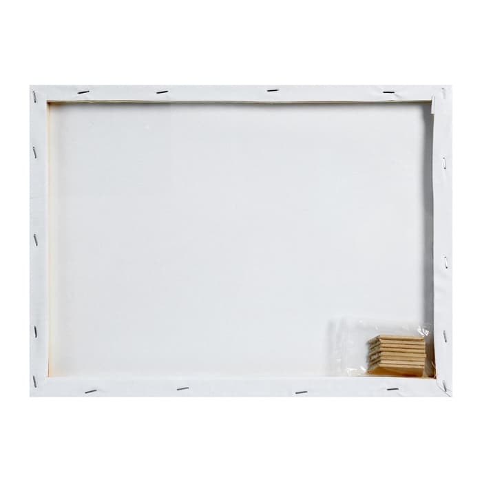 Холст на подрамнике, хлопок 100%, 1.6×24×30 см, акриловый грунт, мелкозернистый, 280 г/м²