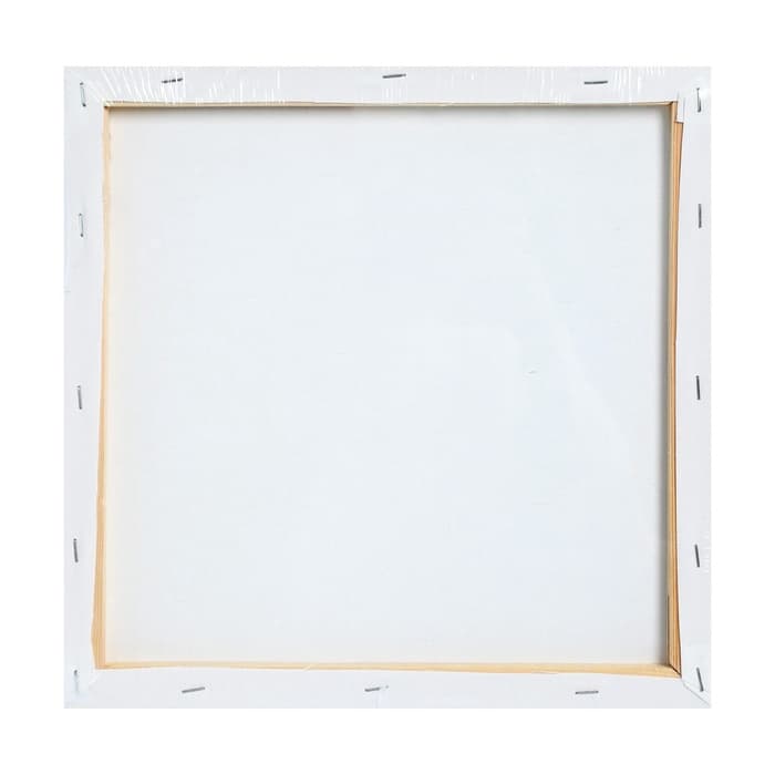 Холст на подрамнике, хлопок 100%, 1.6×50×50 см, акриловый грунт, мелкозернистый, 280 г/м²