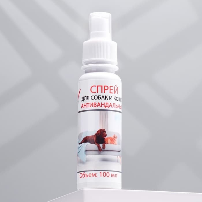 Спрей антивандальный «МОЙ ВЫБОР», 100 мл, для кошек и собак