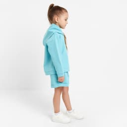 Костюм детский (толстовка, шорты) KAFTAN Basic line, рост 86-92 см, бирюзовый меланж