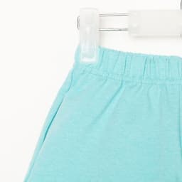 Костюм детский (толстовка, шорты) KAFTAN Basic line, рост 98-104 см, бирюзовый меланж