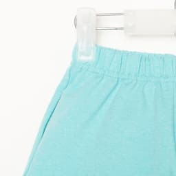 Костюм детский (толстовка, шорты) KAFTAN Basic line, рост 98-104 см, бирюзовый меланж