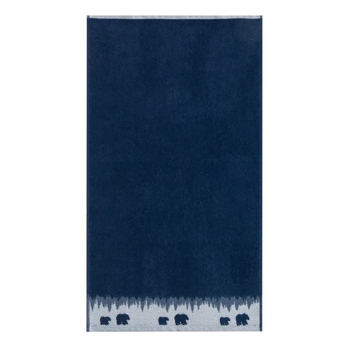 Полотенце махровое Love Life Winter dream 70×130 см, 100% хлопок, 400 г/м², синее