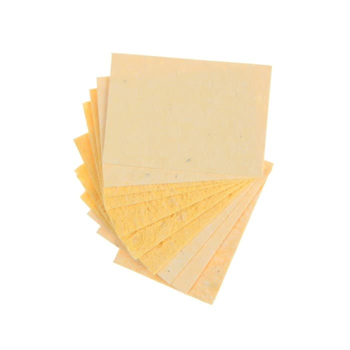 Губки для очистки жала паяльников ТУНДРА, 50×35 мм, 10 шт.