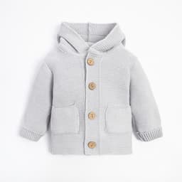 Джемпер вязаный «Крошка Я» Trendy, рост 68-74 см, серый