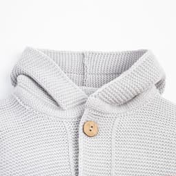 Джемпер вязаный «Крошка Я» Trendy, рост 74-80 см, серый