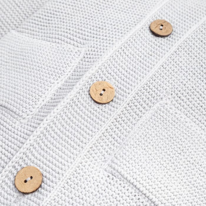 Джемпер вязаный «Крошка Я» Trendy, рост 74-80 см, серый