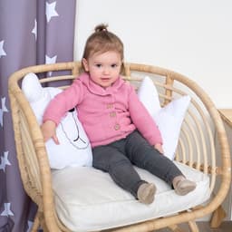 Джемпер вязаный «Крошка Я» Trendy, рост 80-86 см, розовый